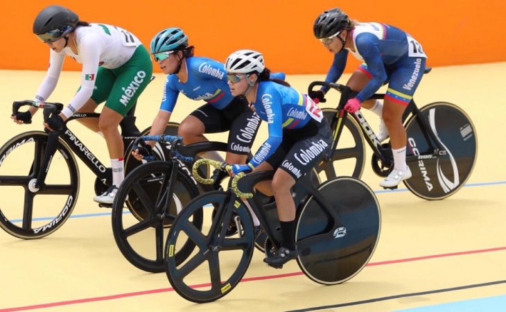 Colombia brilló en el ciclismo de pista en los Centroamericanos