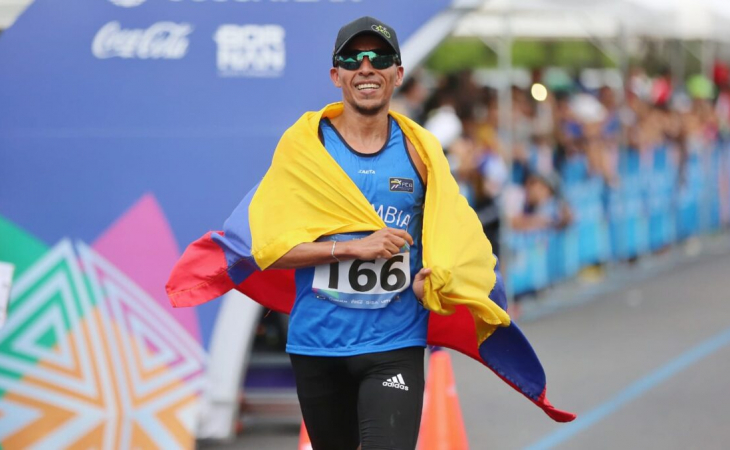 Colombia inició el atletismo con plata y bronce en la maratón