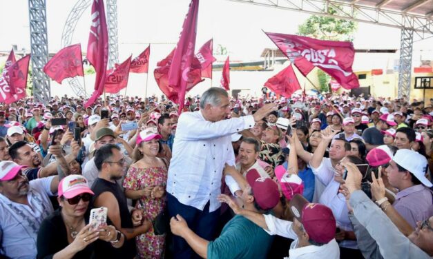 Afirma Adán Augusto López Hernández que todas las encuestas coinciden en que saldrá triunfador en la encuesta rumbo a la Coordinación Nacional para la Defensa de la Cuarta Transformación