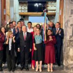 El presidente López Obrador entrega bastón de mando a Claudia Sheinbaum